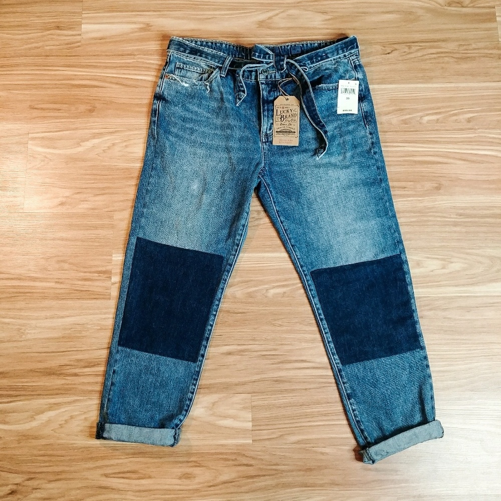 Lucky Brand Patchwork Jeans